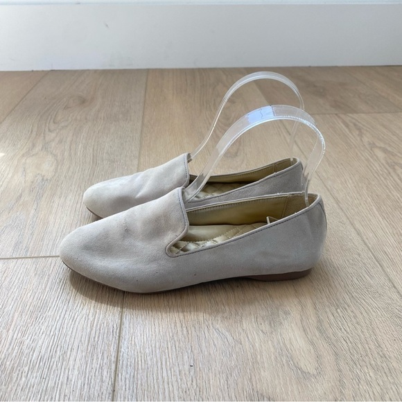 Birdies Starling Beige Suede Flat Loafers Comfort Shoes Women’s Size 5 - Picture 4 of 8